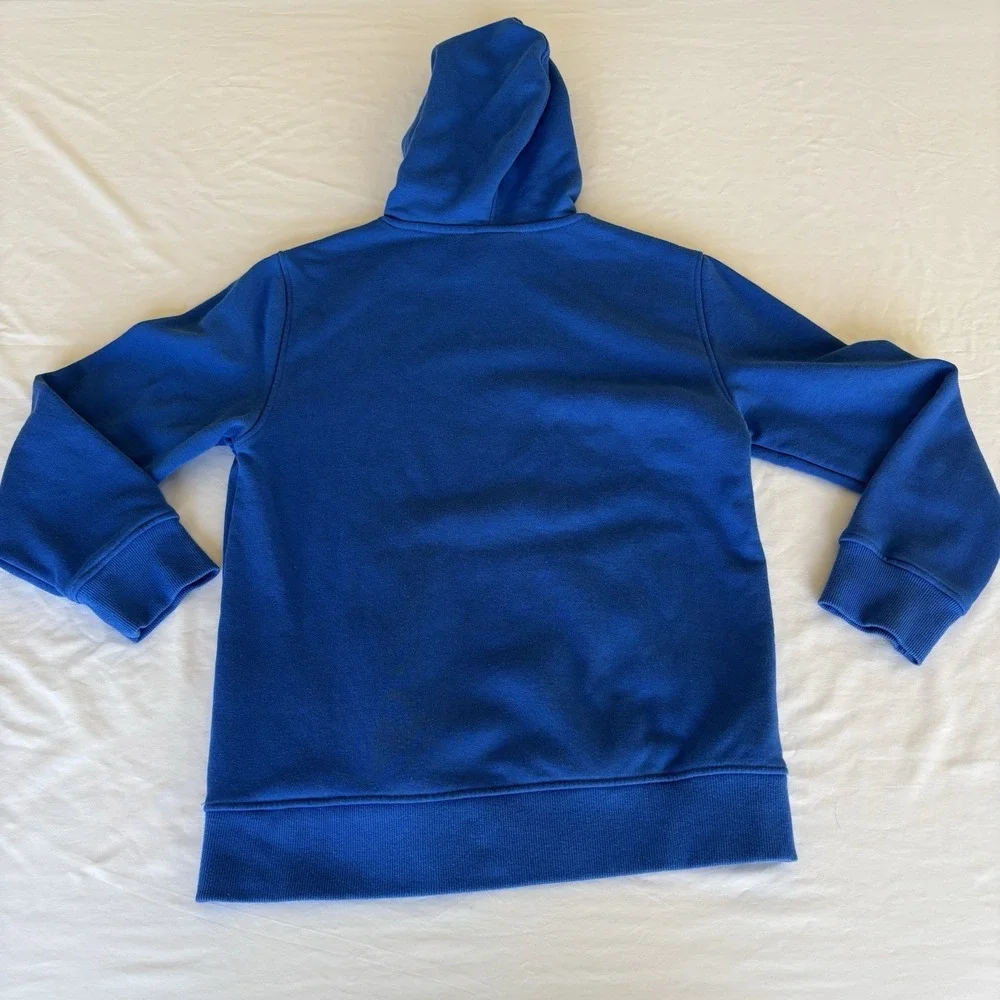Lot of 2 Spyder Youth Boys Base Camp Pullover Hoodies Black & Blue Size M 10/12